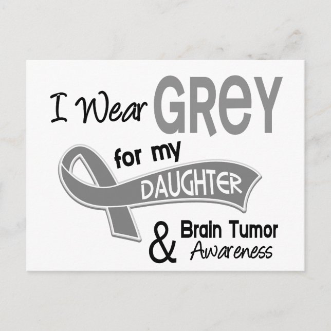 Postal Uso Gris 42 Hija Tumor Cerebral (Anverso)