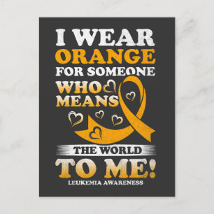 Postal Uso Naranja Para Alguien Que Significa Mundo Para 