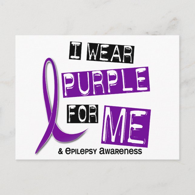 Postal Uso Púrpura Para Mí 37 Epilepsia (Anverso)