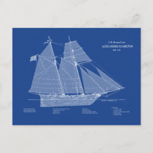 Postal USRC Alexander Hamilton - ABD