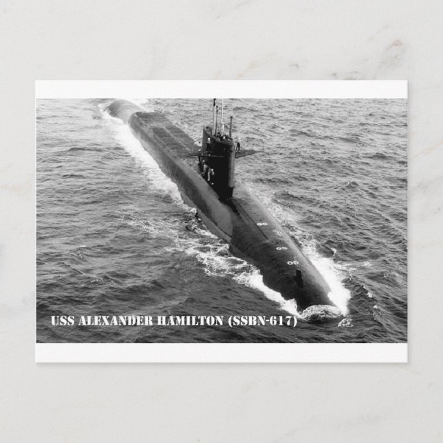 POSTAL USS ALEXANDER HAMILTON (Anverso)