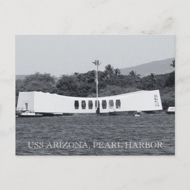 Postal USS Arizona Pearl Harbor (Anverso)