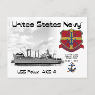 POSTAL USS CONLUX AKS-4 EMISIONES GENERALES BARCO