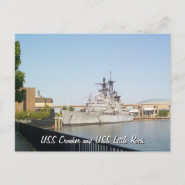 Postal USS Croaker and USS Little Rock