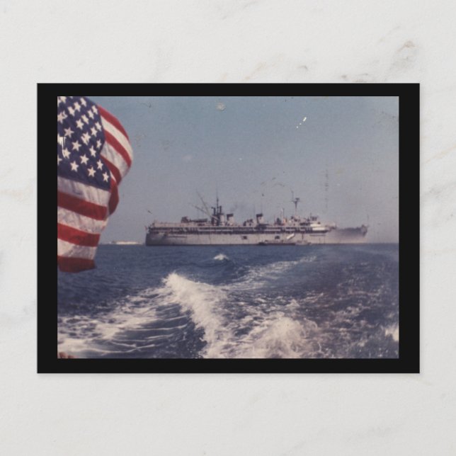 Postal USS Fulton AS-11 (Anverso)