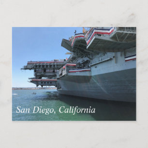 Postal USS Midway en San Diego, California