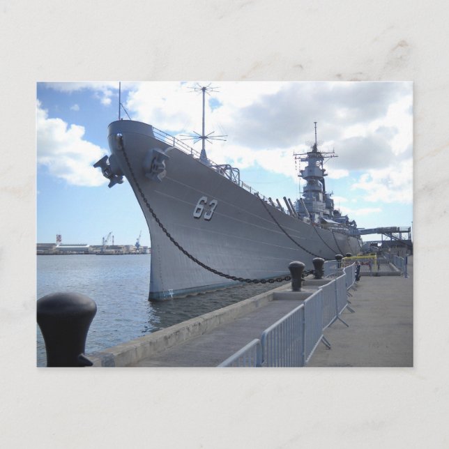 Postal USS Missouri (Anverso)