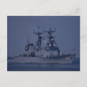 Postal USS Nicholson", destructor de clases de abeto