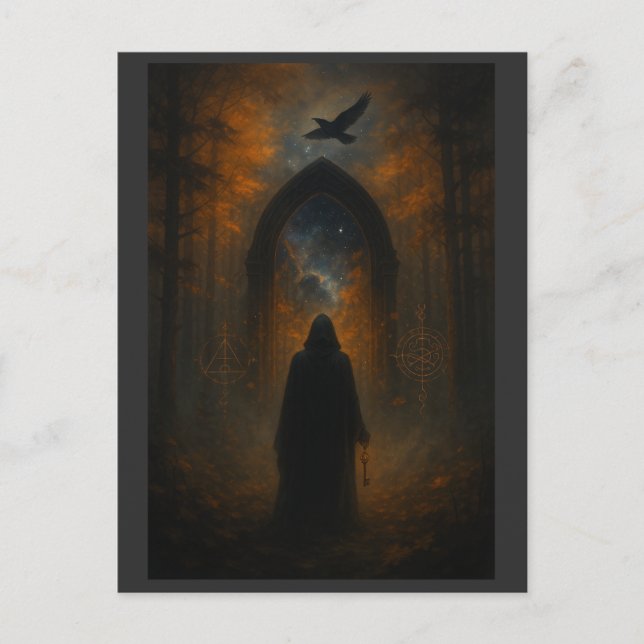 Postal Usted tiene la llave para su realidad deseada (Anverso)