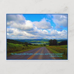 Postal Usted toma la carretera alta