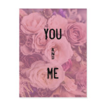 "Usted y yo" rosas románticos