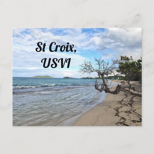 Postal USVI de Santa Cruz (Anverso)
