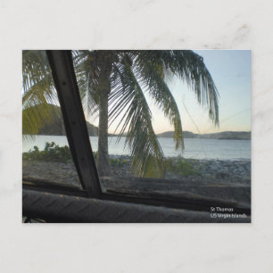 Postal USVI St Thomas de un jeep golpeado