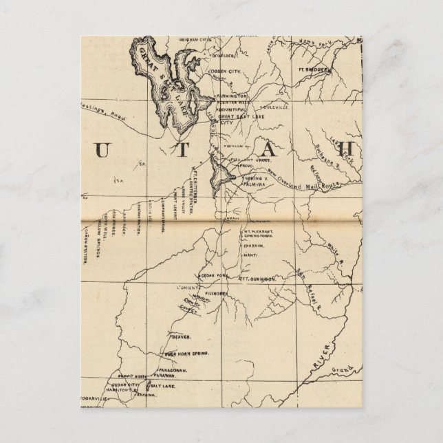 Postal Utah 9 (Anverso)