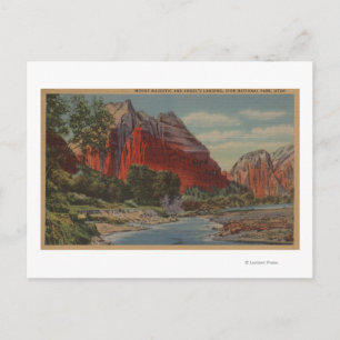 Postal Utah - Aterrizaje del Monte Majestic y el Ángel