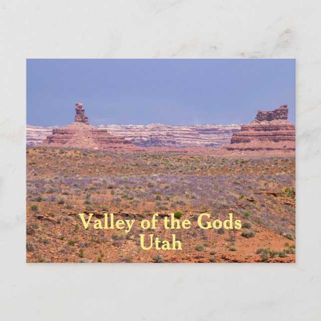 Postal Utah del Valle de los Dioses (Anverso)