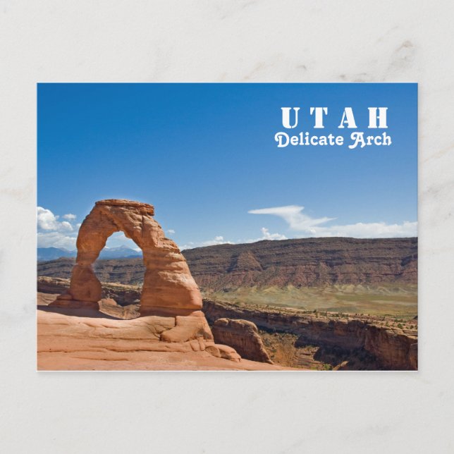 Postal Utah Delicate Arch (Anverso)