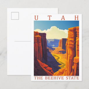 Postal Utah, el lugar de viaje del estado de Beehive en E