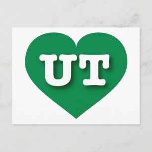 Postal Utah Green Heart - Amo UT