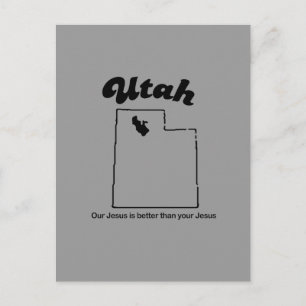 Postal Utah Motto - Nuestro Jesús es mejor