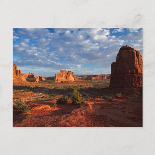Postal Utah, Parque Nacional Arches, formaciones rocosas  (Anverso)
