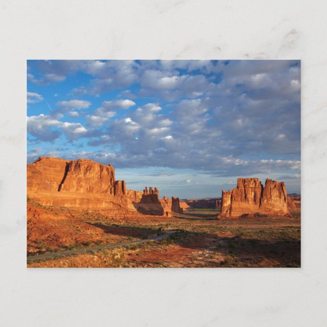 Postal Utah, Parque Nacional Arches, formaciones rocosas  (Anverso)