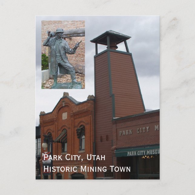 Postal Utah Souvenier de Park City (Anverso)