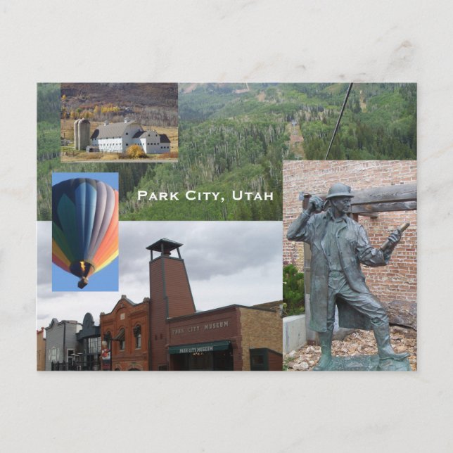 Postal Utah Souvenier de Park City (Anverso)