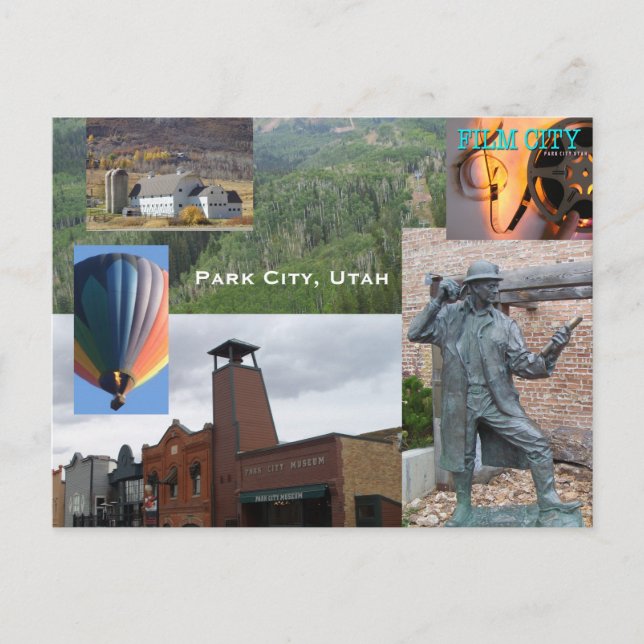 Postal Utah Souvenier de Park City (Anverso)