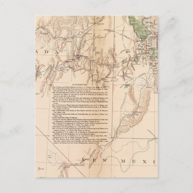 Postal Utah Terr y Mil Dept (Anverso)