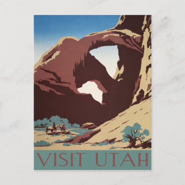 Postal Utah vintage (Anverso)