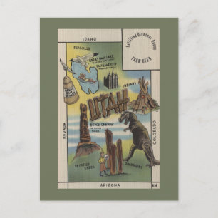 Postal UtahImágenes de sitios a ver en UtahUtah