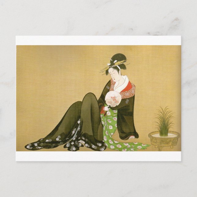Postal Utamaro -UKIYOE- (Anverso)