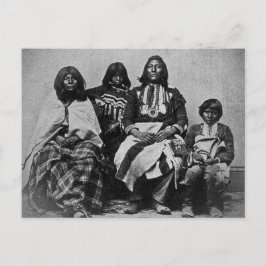 Postal Ute Family Vintage Stereoview