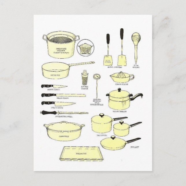 Postal Utensilios de África (Anverso)