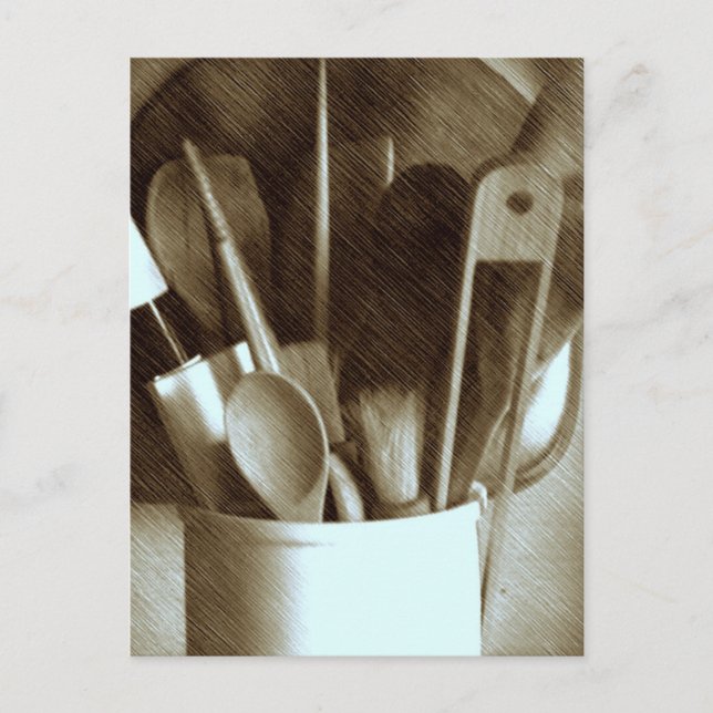 Postal Utensilios de cocina (Anverso)