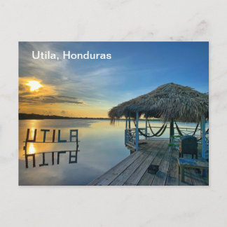 Postal Utila, Honduras Postcard