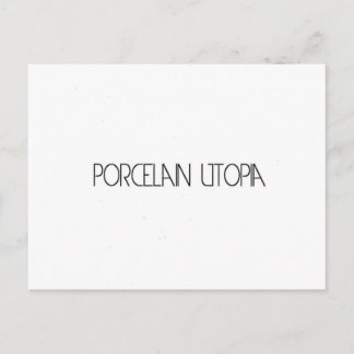 Postal Utopía porcelana