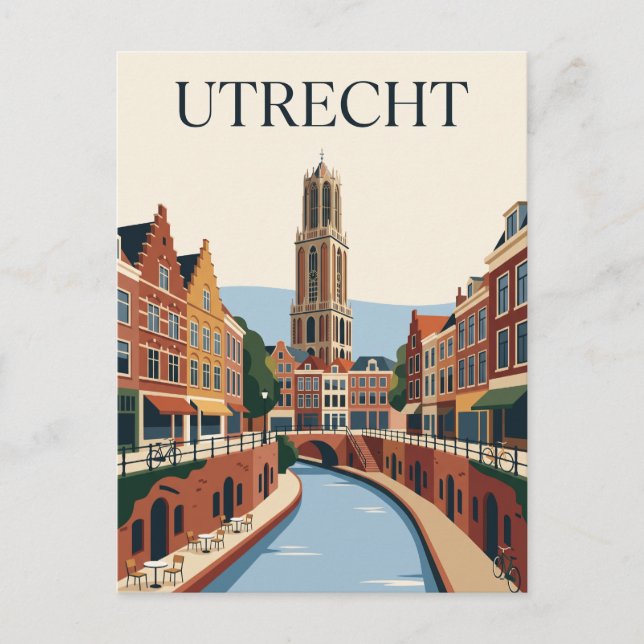 Postal Utrecht Países Bajos (Anverso)