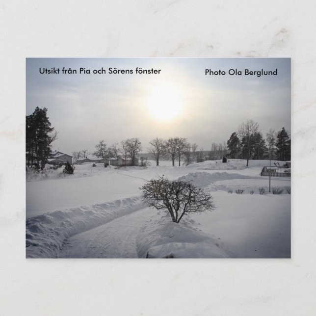 Postal Utsikt från Pia och Sörens fönste... (Anverso)