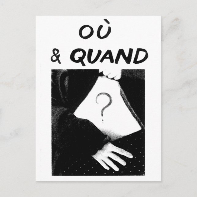 Postal Uu y quand (Anverso)