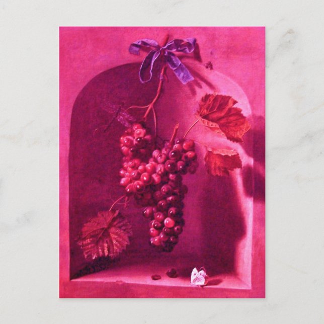 Postal UVA COLGADA Viticultura antigua,Viñedo rústico (Anverso)