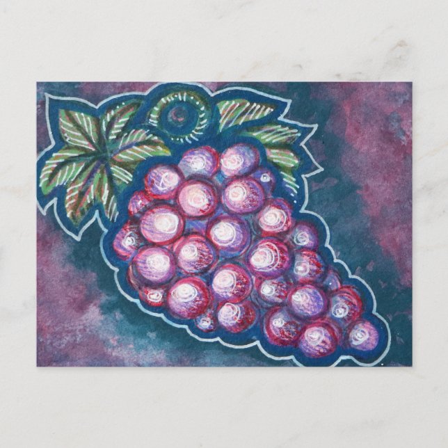 Postal Uvas (Anverso)
