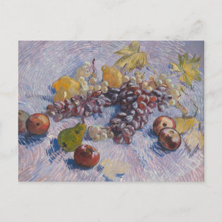 Postal Uvas, lemas, peras, manzanas - Vincent Van Gogh