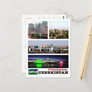 Postal Uzbekistán - Mosaico -