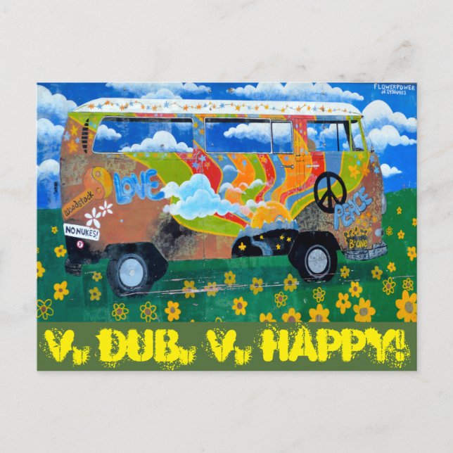 Postal V. Dub, V. ¡Feliz! (Anverso)