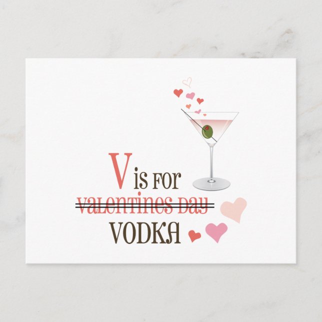 Postal V Es Para Vodka (Anverso)