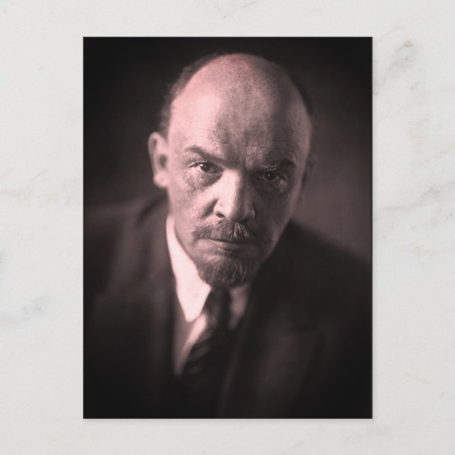 Postal V.I. Lenin - Jefe de la Unión Soviética - CCCP (Anverso)