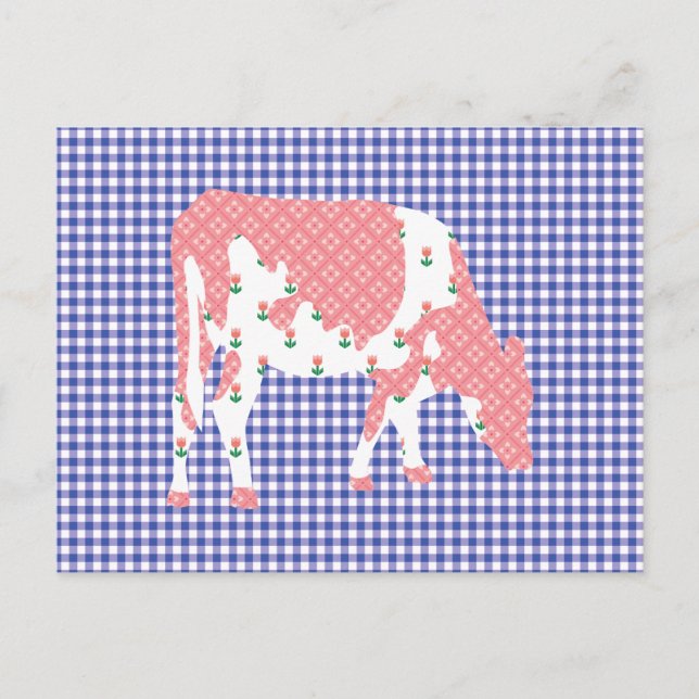 Postal Vaca frisa, Friese Koe (Anverso)