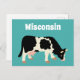 Postal Vaca lechera Wisconsin (Anverso / Reverso)